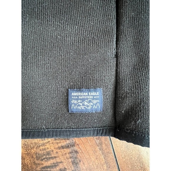 Mens Ameica Eagle Heavy Pullover with Snap Closure - Picture 5 of 9